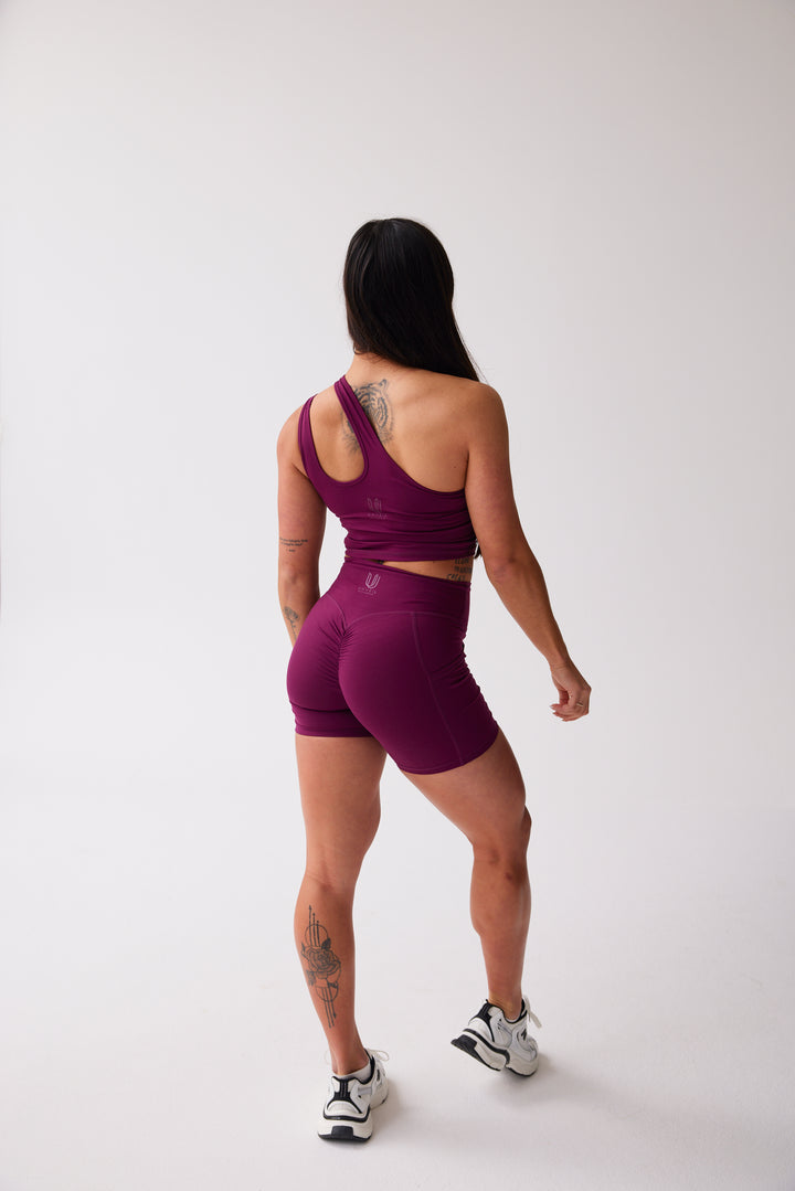 Strappy Top 'Barbelle Du Jour' - Prune Purple