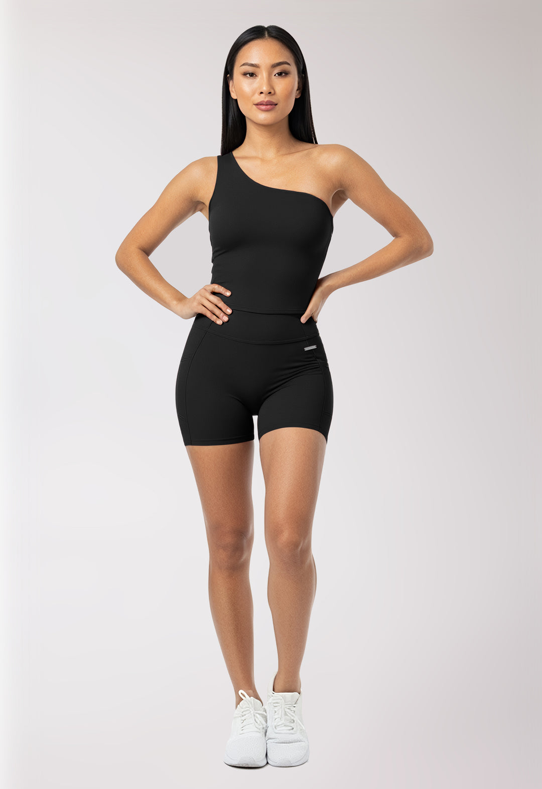 One-shoulder Top 'Take Another Look' - Midnight Black