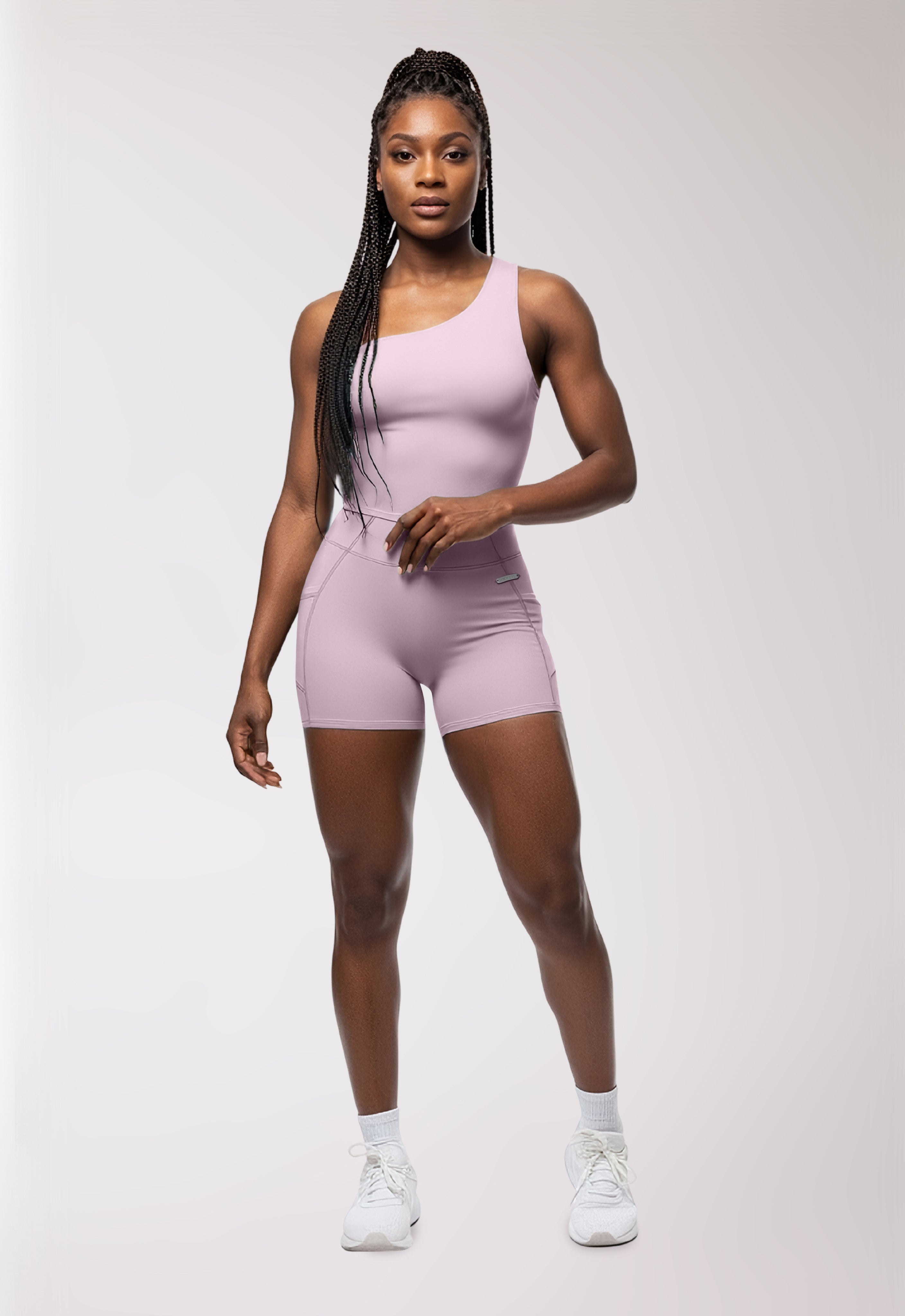 One-shoulder Top 'Take Another Look' - Mauve Orchid – Unveil