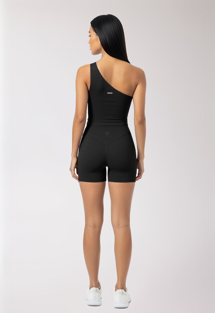 One-shoulder Top 'Take Another Look' - Midnight Black