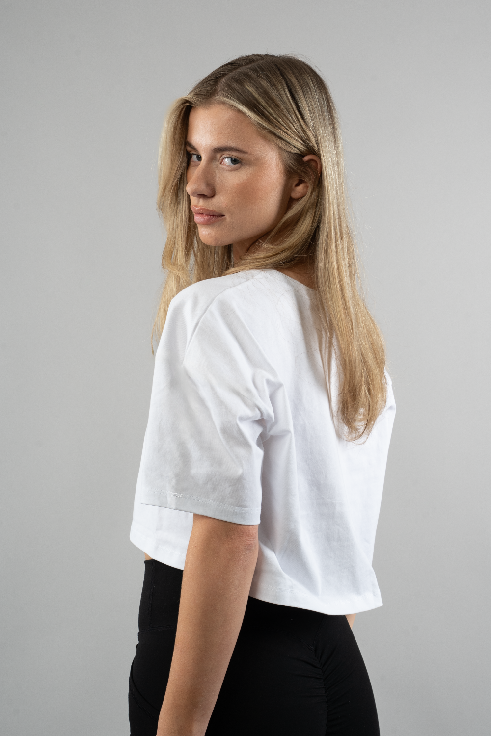 T-shirt crop surdimensionné