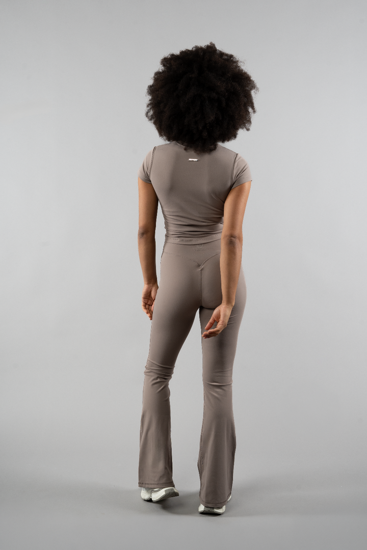 Flared Leggings (no scrunch) (M-L length)-Set The Barre