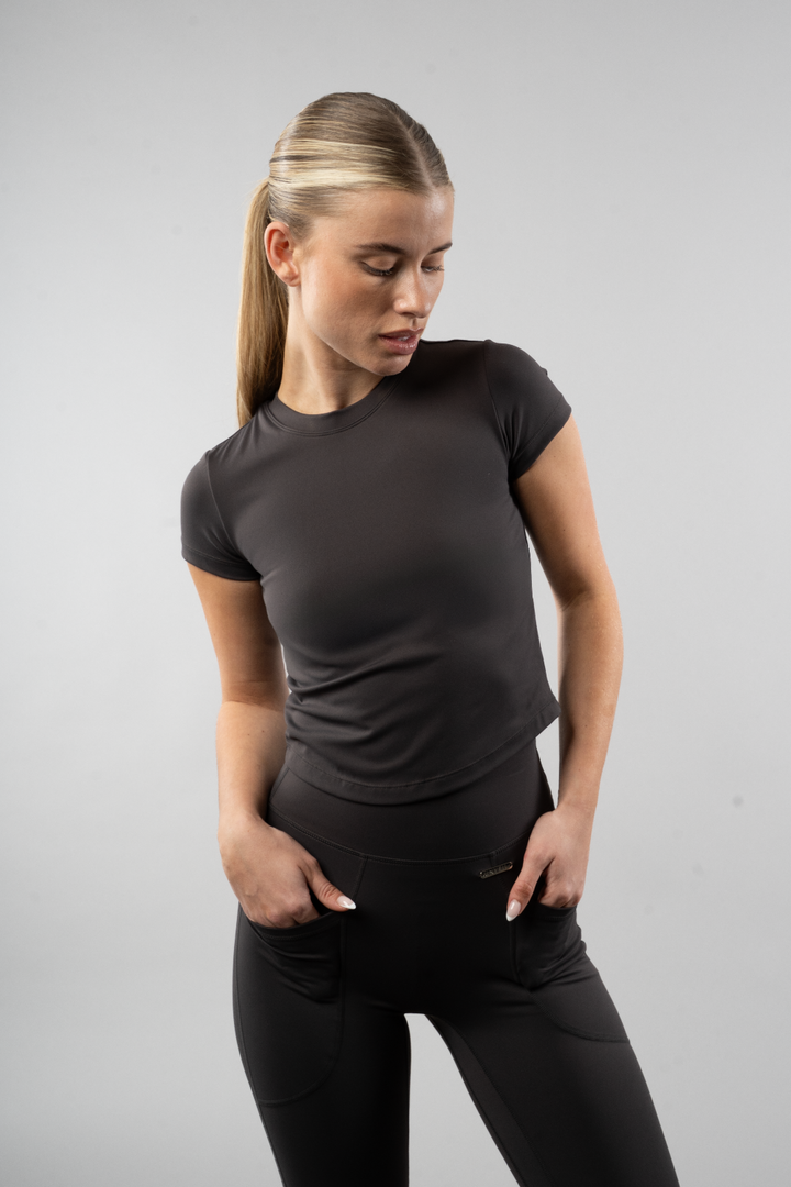 Flared Leggings (no scrunch) (M-L length)-Set The Barre