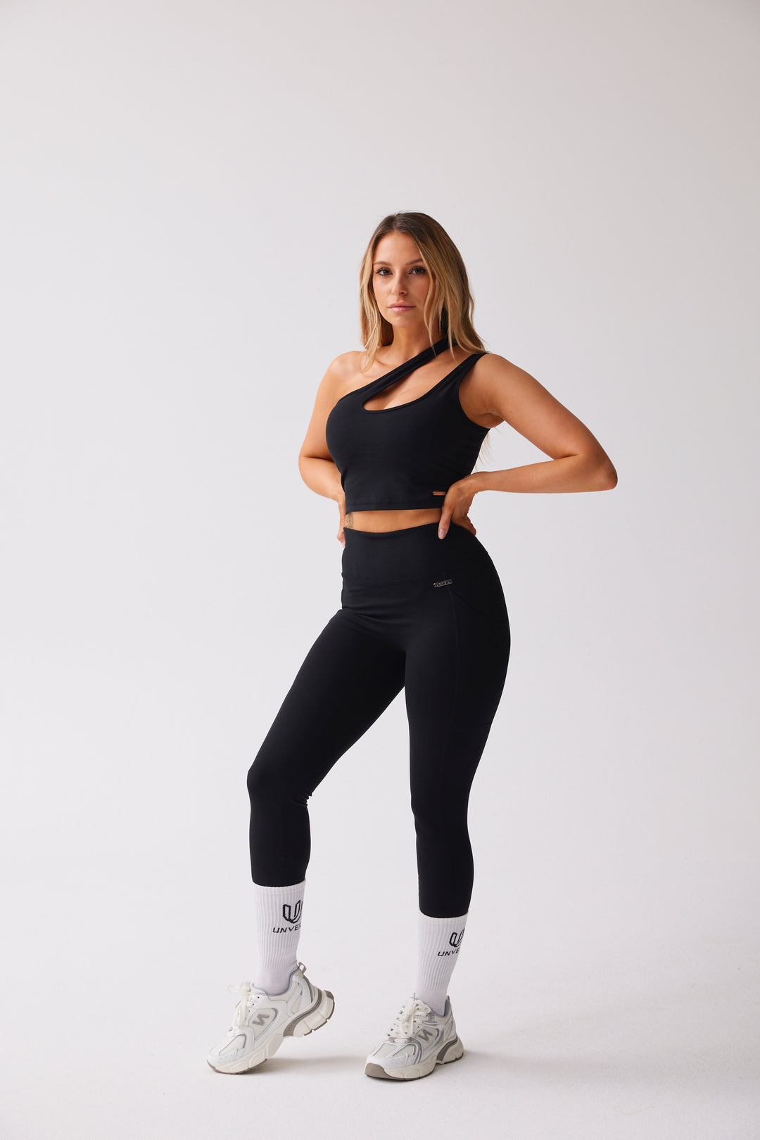 Signature Leggings 'Barbelle Du Jour' - Midnight Black