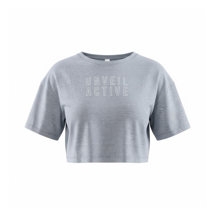 T-shirt crop surdimensionné