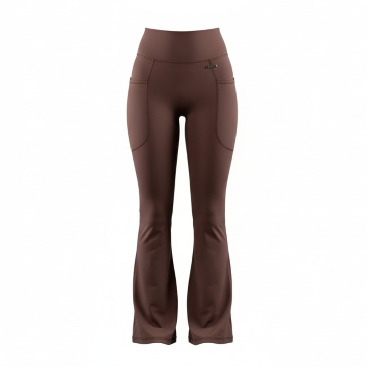 Flared Leggings (Short length)-Flaunt And Flow